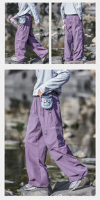 CHRLCK Men's Hiking Cargo Pants Waterproof Outdoor Quick Dry Lightweight Ripstop Women Camping Fishing Climbing Hunting Trousers