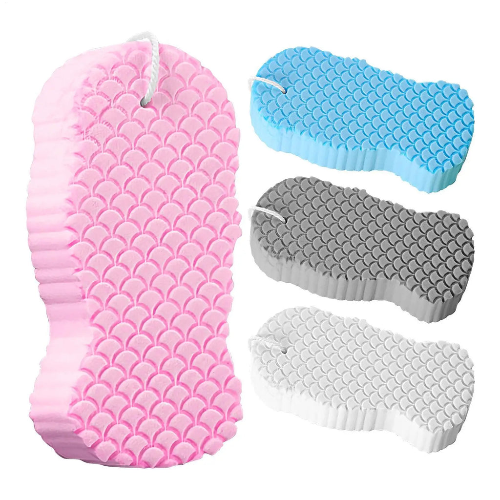 Bath Sponge Exfoliating Bath Scrubbing Sponges  Body Washcloth Skin Scrubber Relax Exfoliating Skincare Shower Scrubbing Tool