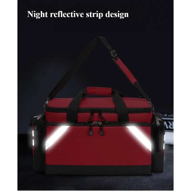 Outdoor 1200D Waterproof Large Capacity First Aid Kit Tear Resistant Oxford Cloth Medical Emergency Kit