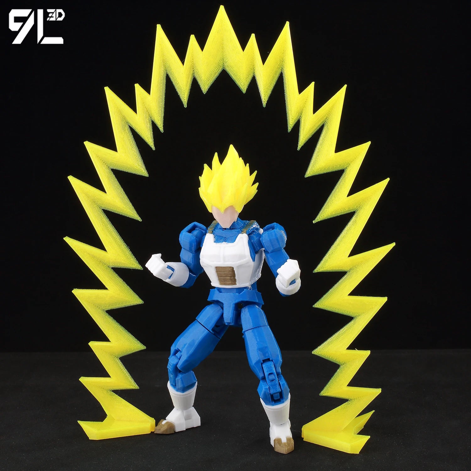 9L3D Printed Dragon Ball Son Goku Vegeta Beerus Frieza Anime Lucky13 Dummy13 Titan13 Action Figures Multi-Jointed Movable Toys
