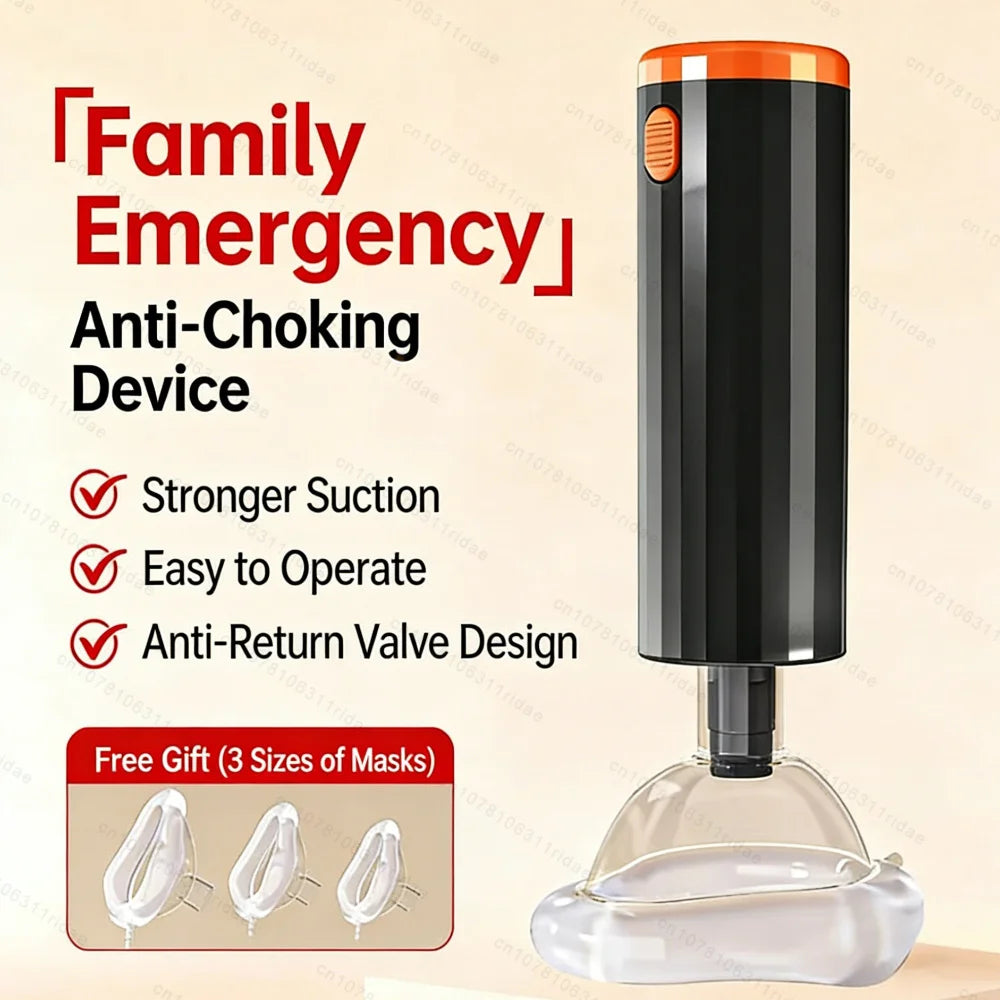 Auto Choking Rescue Device First Aid Kits Anti Choking Devices Emergency Suction Asphyxia Adults & Children CPR Rescue Device Secondary image