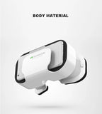 VR Glasses 3D Virtual Reality Headset Devices Helmet Lenses Goggles Smart For Smartphones Phone Cell Mobile Game Viar Viewer Set