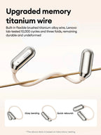 Lenovo LE503 OWS Wireless Earphones Bluetooth V6.0 Open-Ear Earphone ENC Noise Reduction Earbuds Waterproof Long Battery Life