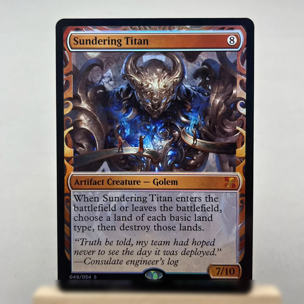 MPS FOIL2-02 TCG Cards for Home Play magical Proxy Sol Ring Lotus Petal the Oblivion Stone Extraplanar Lens Noxious gather