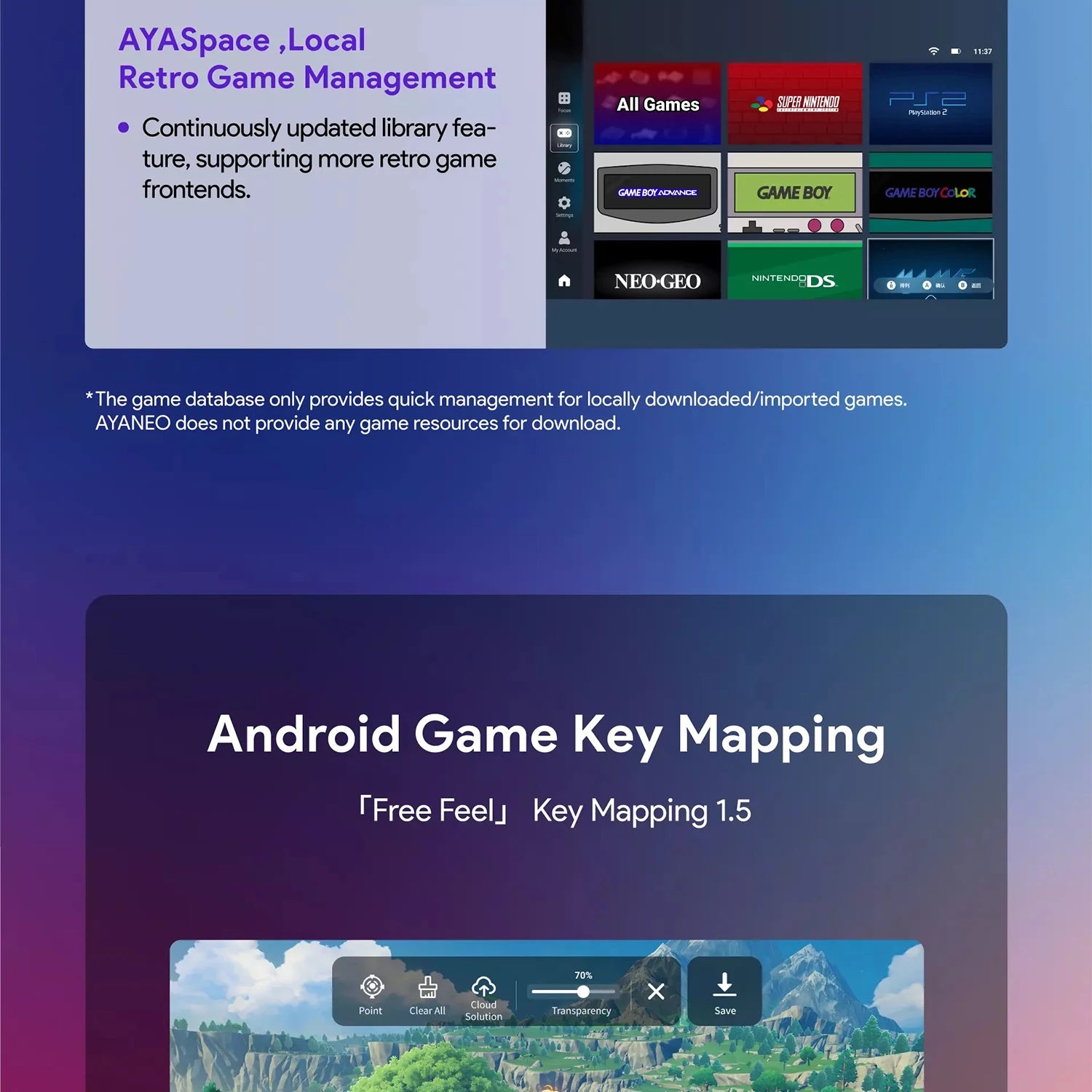 AYANEO Konkr Pocket FIT Retro Portable Game Console G3 GEN3 6'' LCD 144Hz WiFi 7,8000mAh Battery
