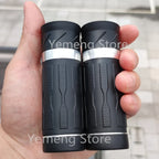 Powerful Long Range Binoculars Monocular Telescope Folding Portable BAK4 FMC Optics Jumelles for Outdoor Camping Hunting Concert
