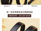 Ladies leather belt; cowhide versatile decoration for suit waist belt; retro simple high-end black ins style denim belt.