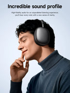 hoco Over the Ear Bluetoothe 5.4 Headphones Sports Wireless Earphone Headsets with Microphone for Phone Call Fabric Eartips