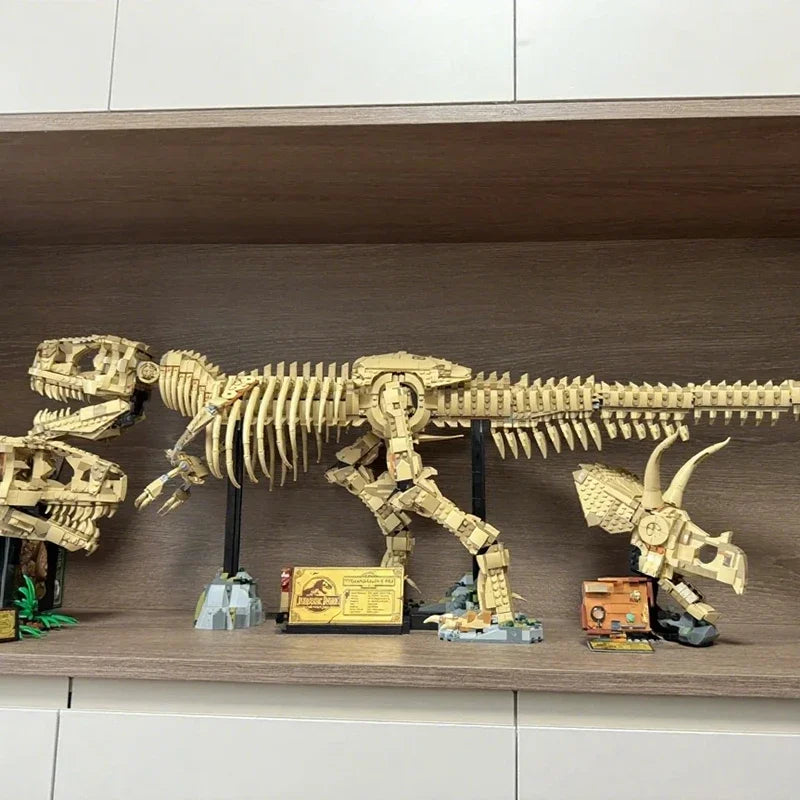 3145pcs 76968 Dinosaur Park Fossils Building Blocks Set Adults Assembled Bricks Model Toy Birthday Gifts Compatible With Set