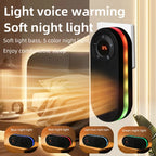 Small Wall Mounted Fast Heating Space Heater with Night Light & Overheat Protection for Home Office Bedroom Study 2026