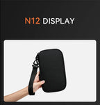 ReeYee N12 Passport Holder Wallet, Travel Organizer for Cards Tickets, Water-Resistant Scratch-Resistant Essential Wallet Pouch