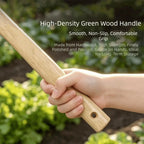 Robust Hardwood Handle Small Hand Hoe High-Strength Metal Head Lightweight Design Multi-functional Garden Tool