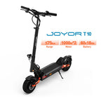 JOYOR T10 Folding Electric Scooter, Dual 1000W Motor, 10 inch Off-road Adults E-scooter with 60V 18Ah Battery