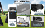 SucceBuy 58 L Portable Car Refrigerator Car Refrigerator Fridge Dual Zone Portable Freezer Compressor Cooler for Home, Outdoor
