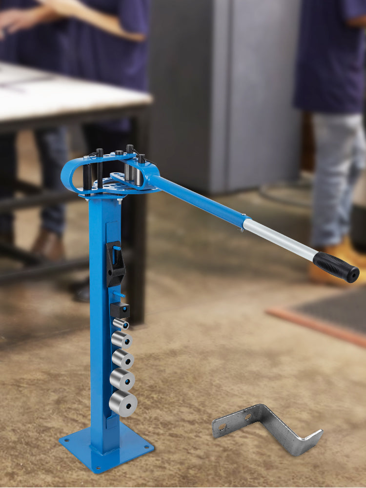 SucceBuy YP-38 Floor Mounted  Bender with 7 Dies Mutifunctional 44in Telescopic Rubber Handle Copper Steel Tube Bending Tool